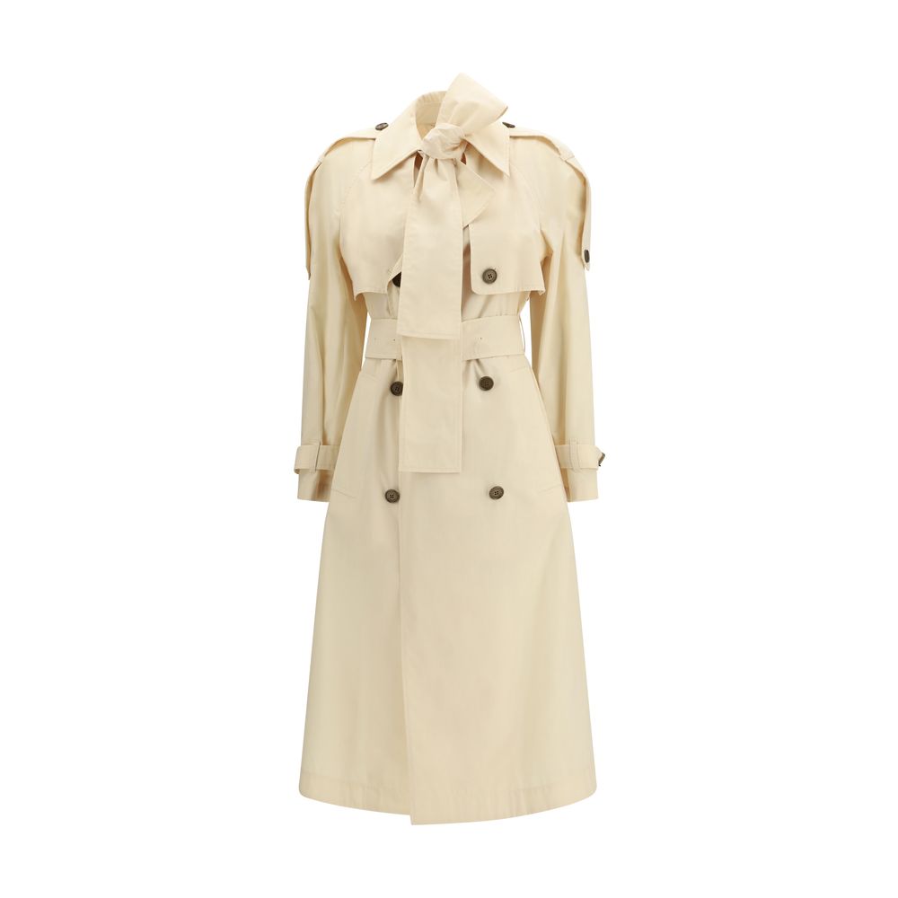 Burberry Beige Polyester Trenchcoat