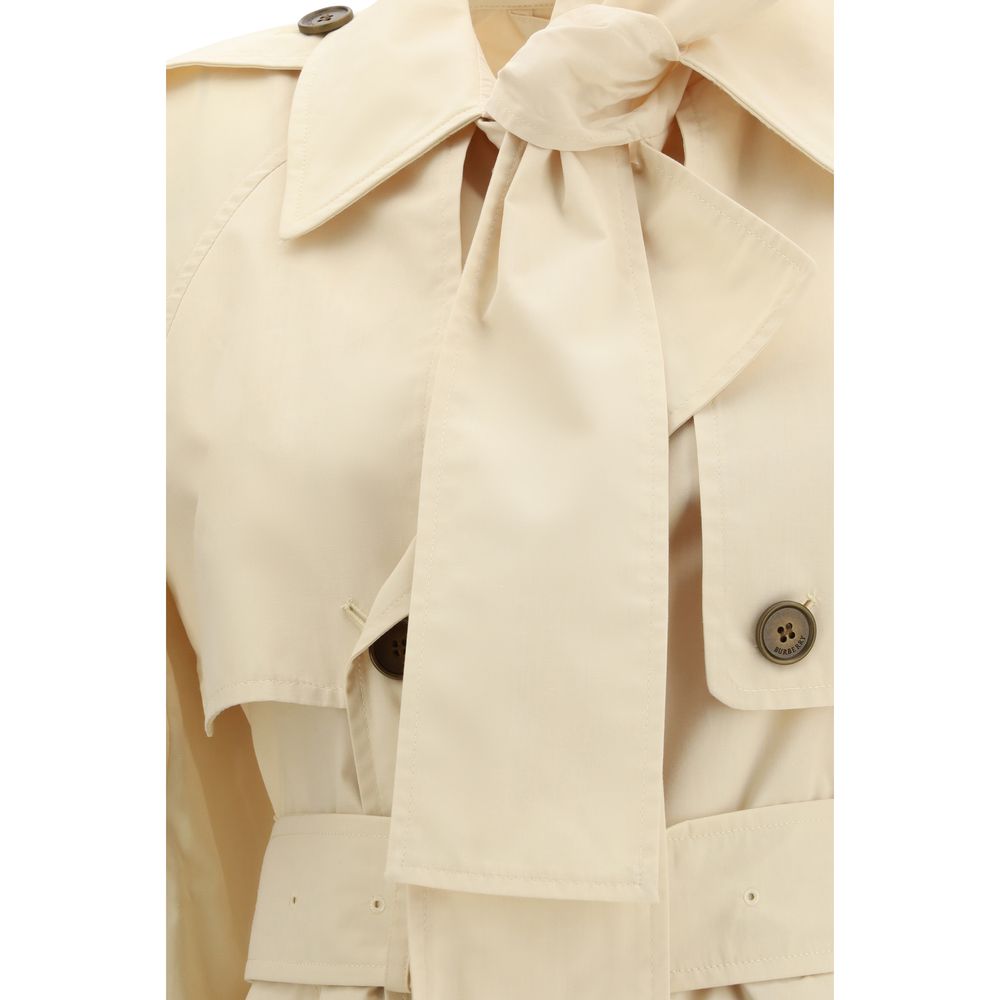 Burberry Beige Polyester Trenchcoat