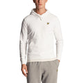 Lyle & Scott Weiße Baumwollkapuzenpullover