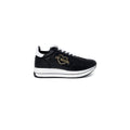 Love Moschino Schwarze Leder Low-Top-Sneaker