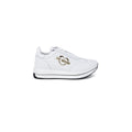 Love Moschino Weiße Low-Top-Sneaker aus Leder