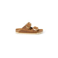 Birkenstock Braune Leder-Slipper