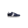 Saucony Blaue Wildleder-Sneaker mit niedrigem Schaft