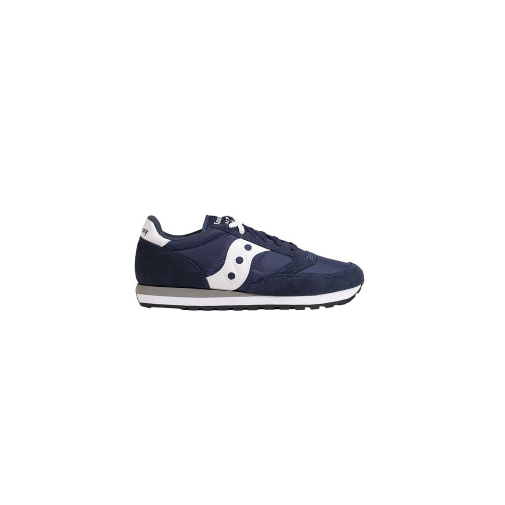 Saucony Blaue Wildleder-Sneaker mit niedrigem Schaft