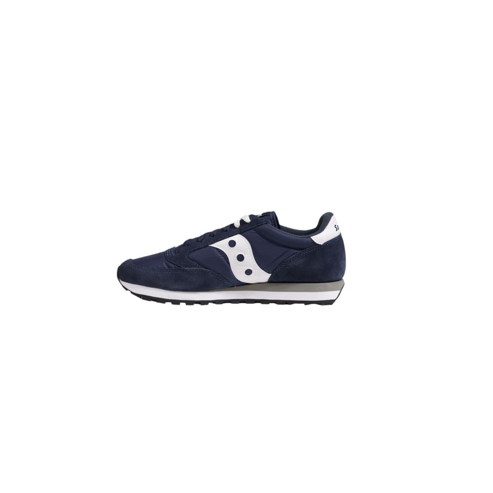 Saucony Blaue Wildleder-Sneaker mit niedrigem Schaft