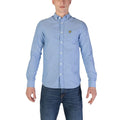 Lyle & Scott Blaues Hemd aus Bio-Baumwolle