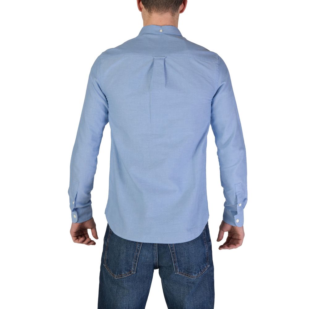 Lyle & Scott Blaues Hemd aus Bio-Baumwolle