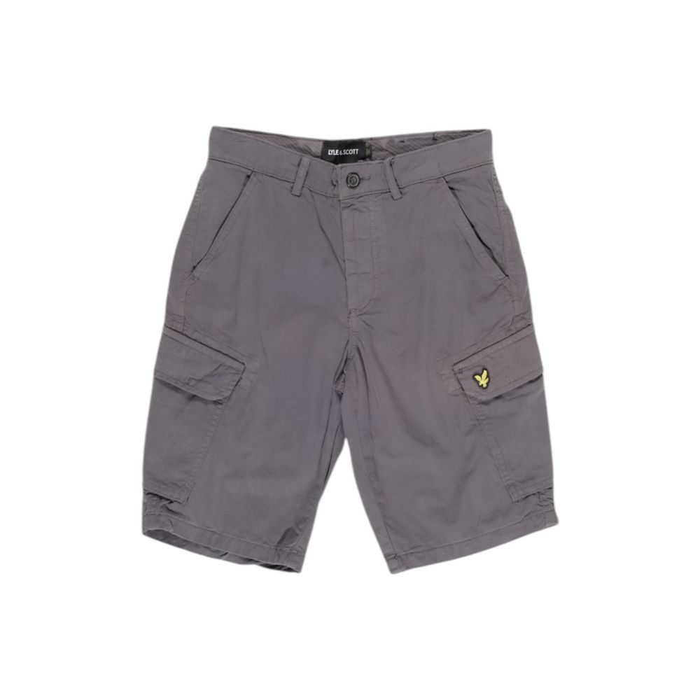 Lyle & Scott Graue Cargoshorts aus Baumwolle