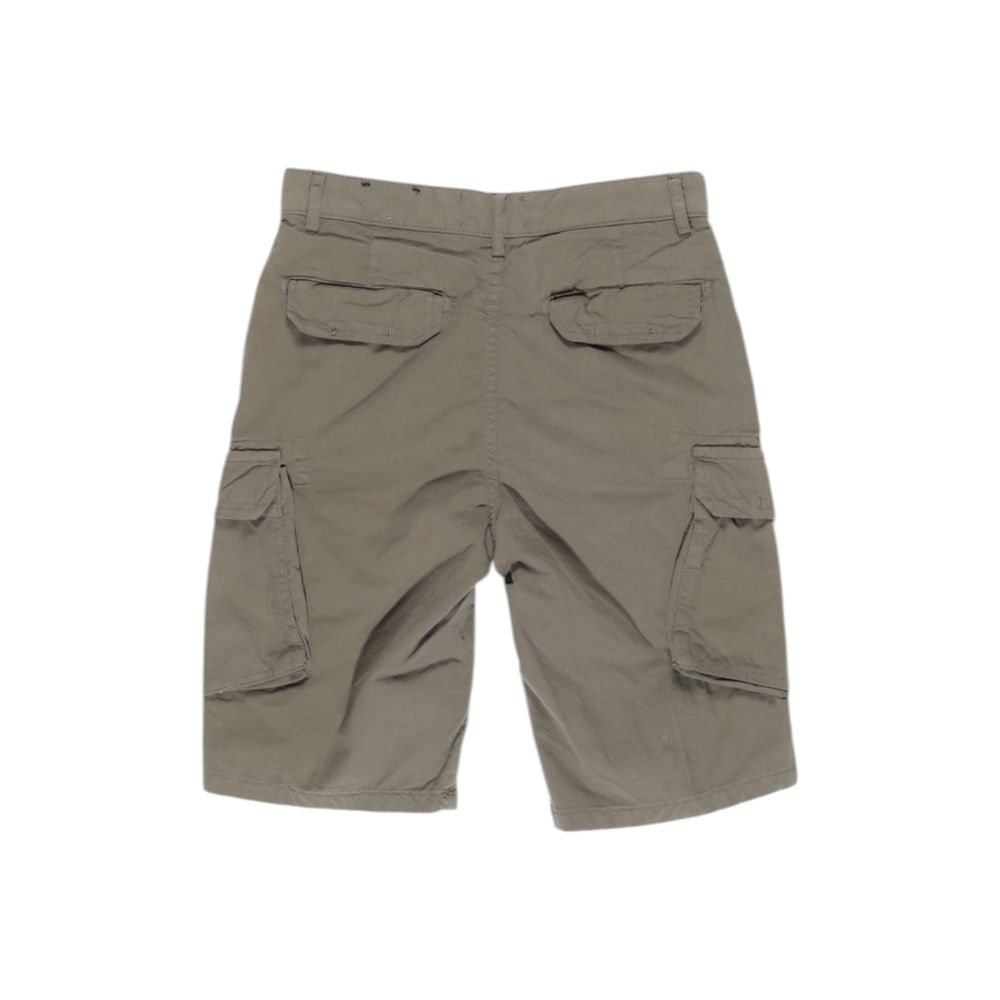 Lyle & Scott Grüne Baumwoll-Bermudashorts