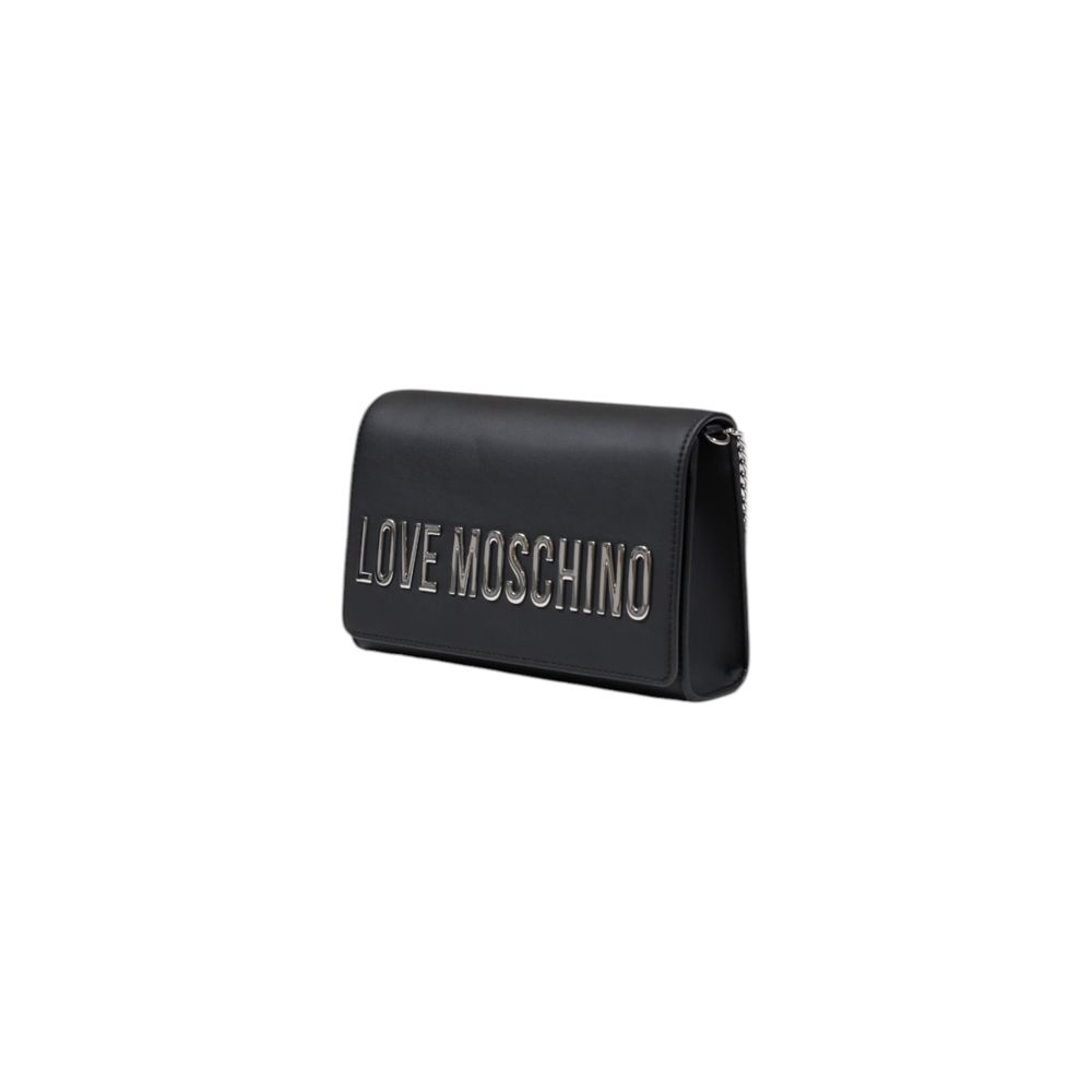 Love Moschino Schwarze Handtasche aus Polyethylen