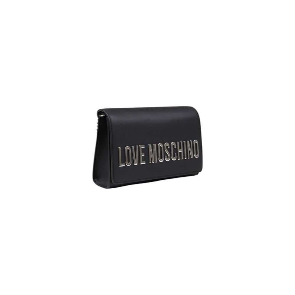 Love Moschino Schwarze Handtasche aus Polyethylen