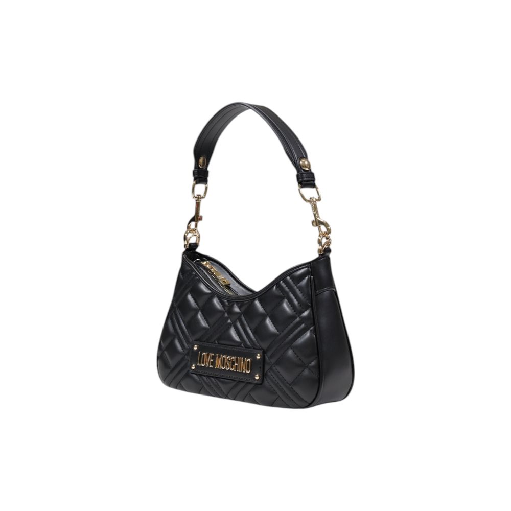Love Moschino Schwarze Handtasche aus Polyethylen