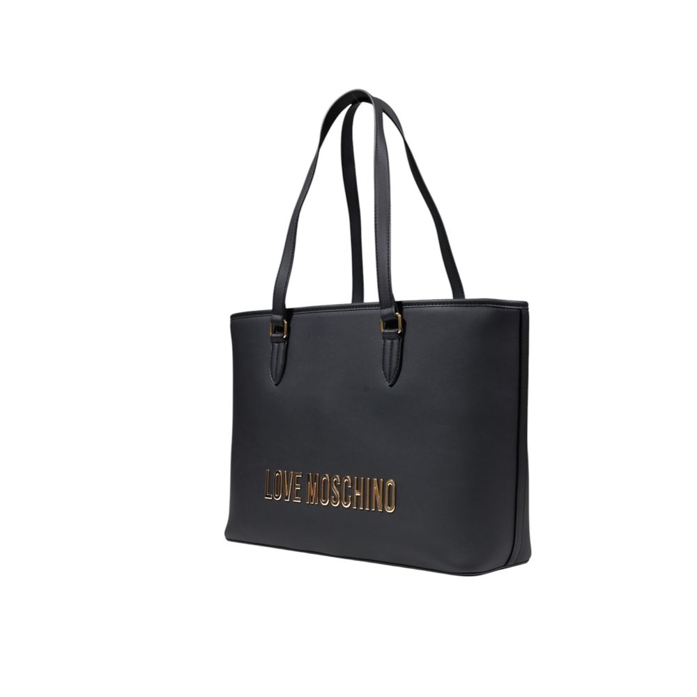 Love Moschino Two-Tone Polyethylene Handbag