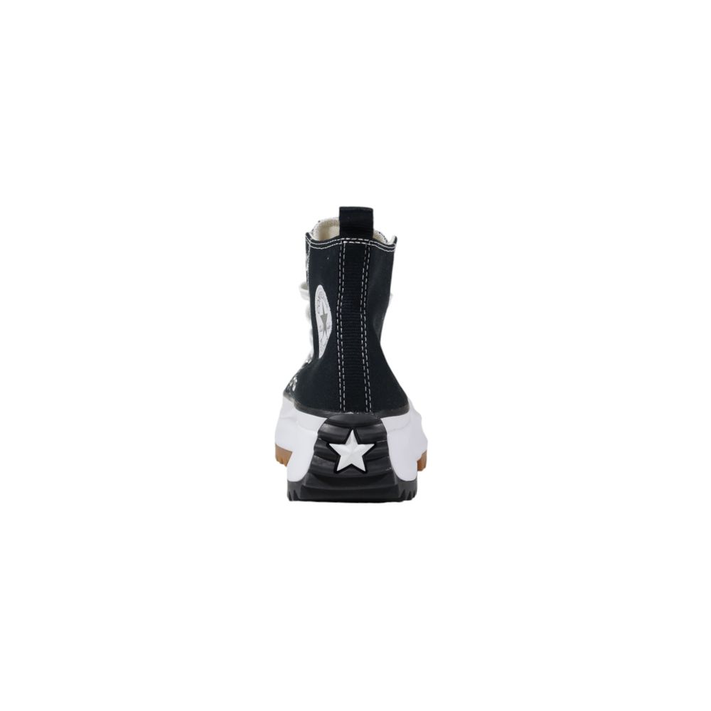 Converse Schwarze und weiße Chunky Sneaker aus Stoff