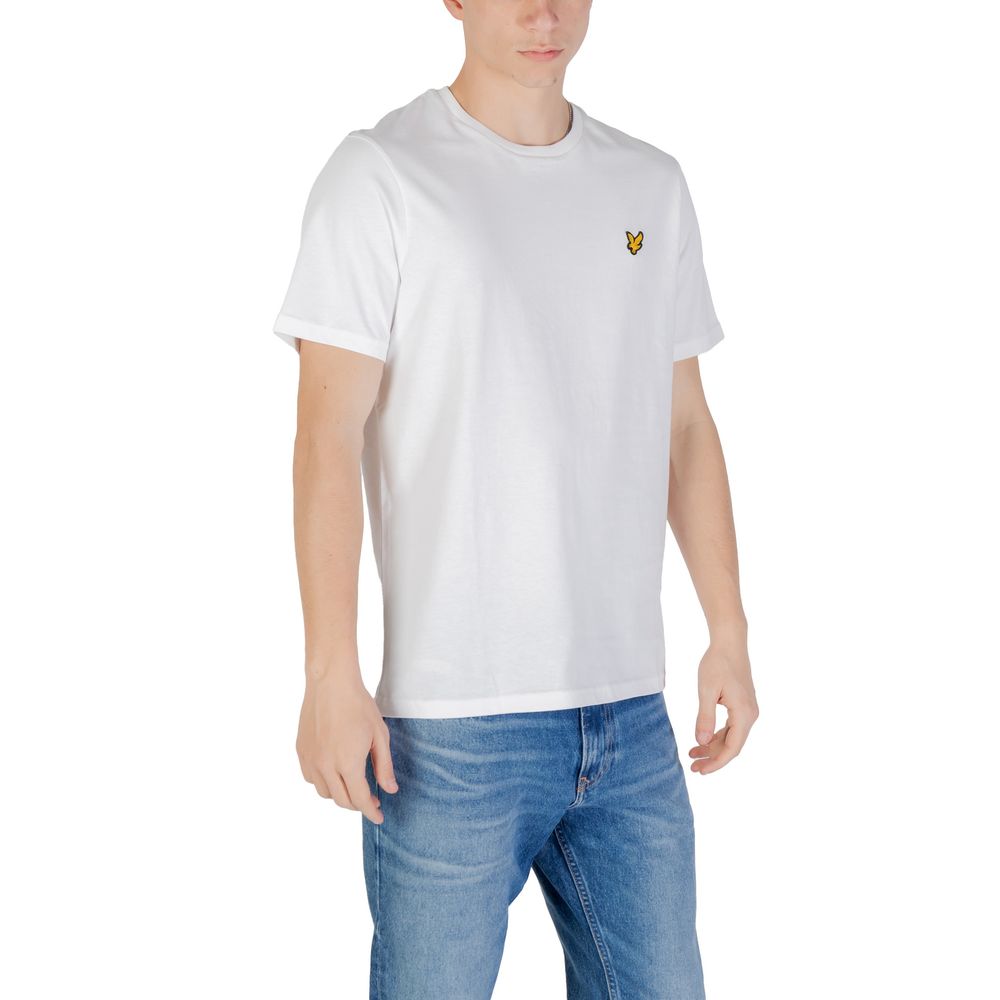 Lyle & Scott Weißes Baumwoll-T-Shirt