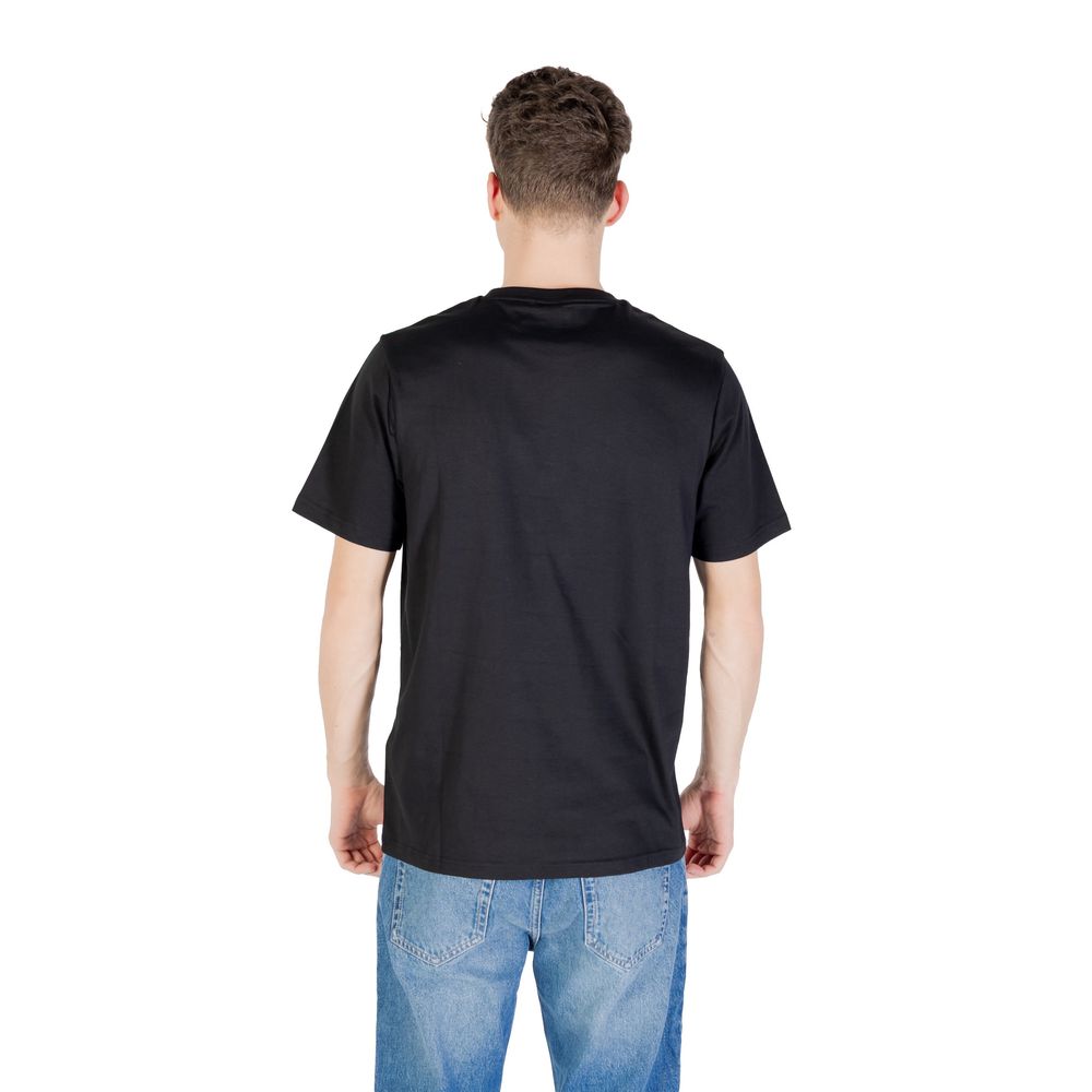 Lyle & Scott Schwarzes Baumwoll-T-Shirt