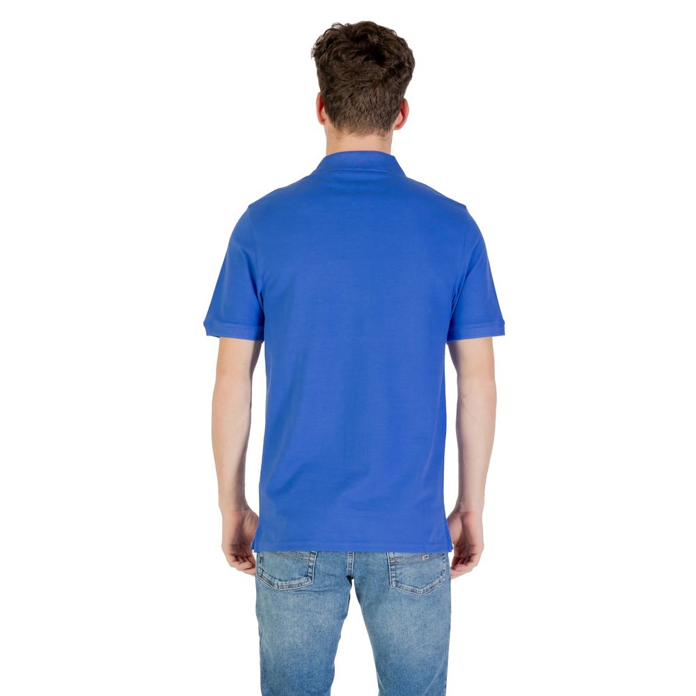 Lyle & Scott Blaues Baumwoll-Poloshirt