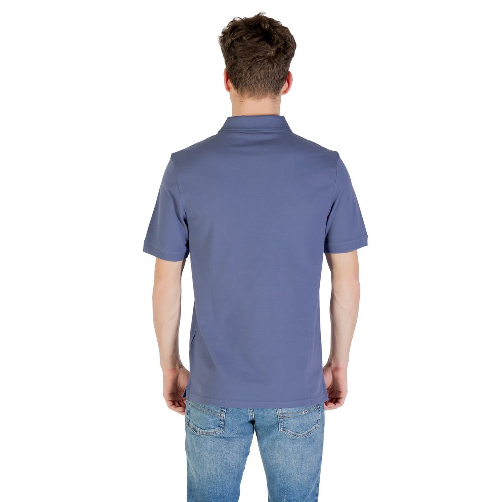 Lyle & Scott Blaues Baumwoll-Poloshirt