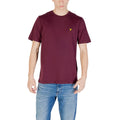 Lyle & Scott Bordeaux Baumwoll-T-Shirt