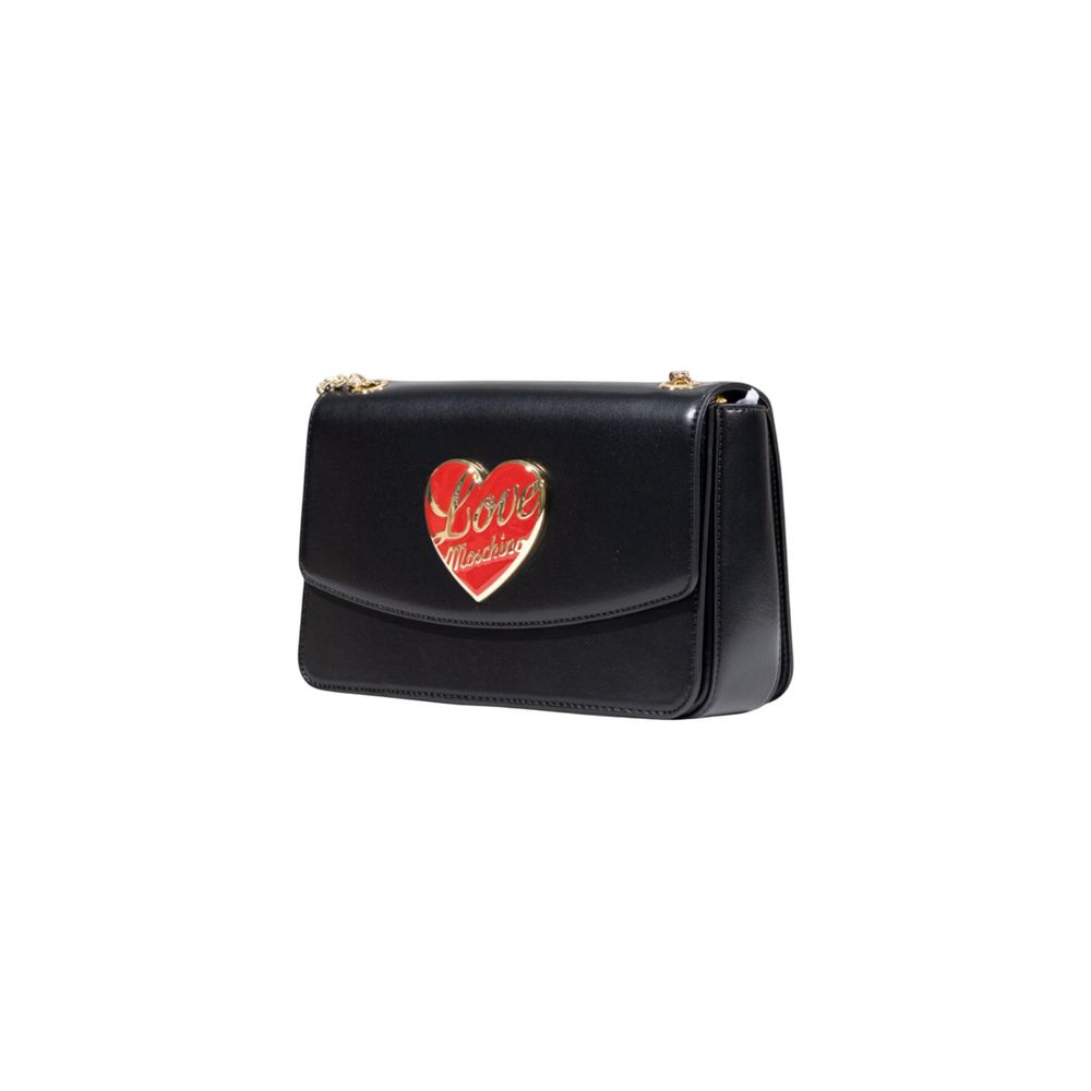 Love Moschino Schwarze Handtasche aus Polyethylen