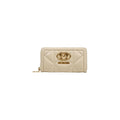 Love Moschino Cream Faux Leather Wallet