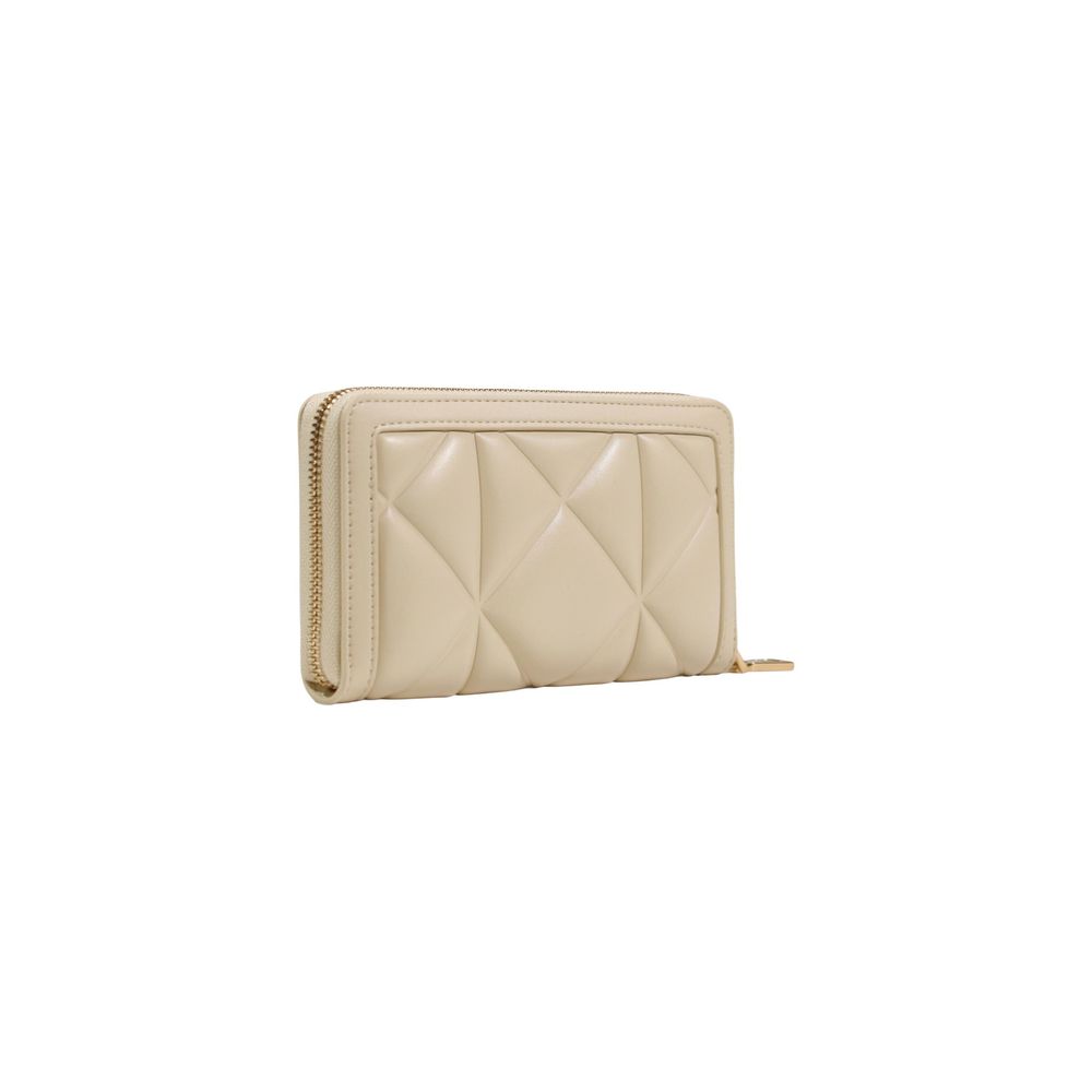 Love Moschino Cream Faux Leather Wallet