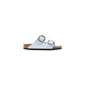 Birkenstock Blaue Kunstleder-Slipper
