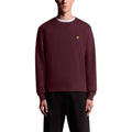 Lyle & Scott Bordeaux Baumwoll-Sweatshirt