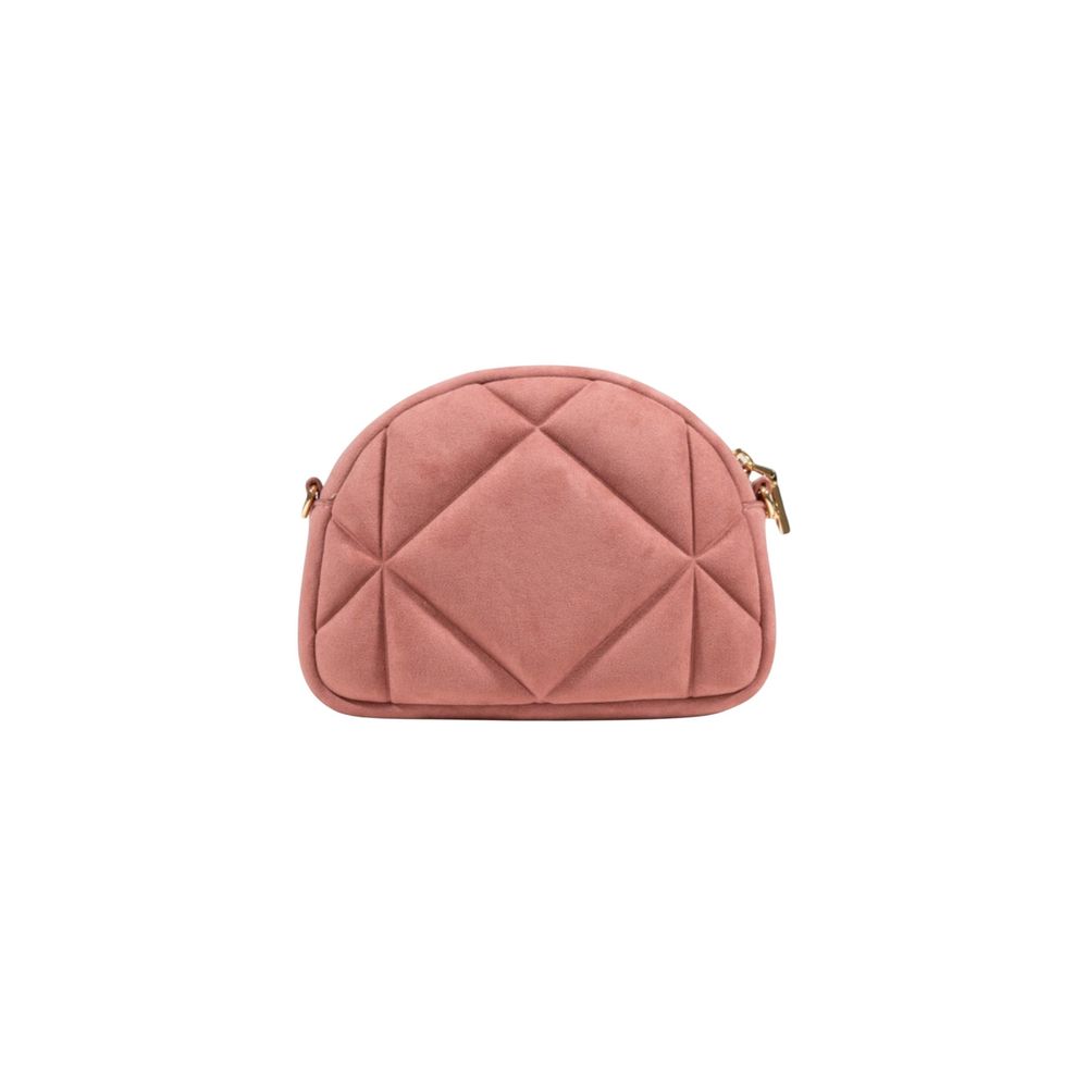 Love Moschino pink suede handbag