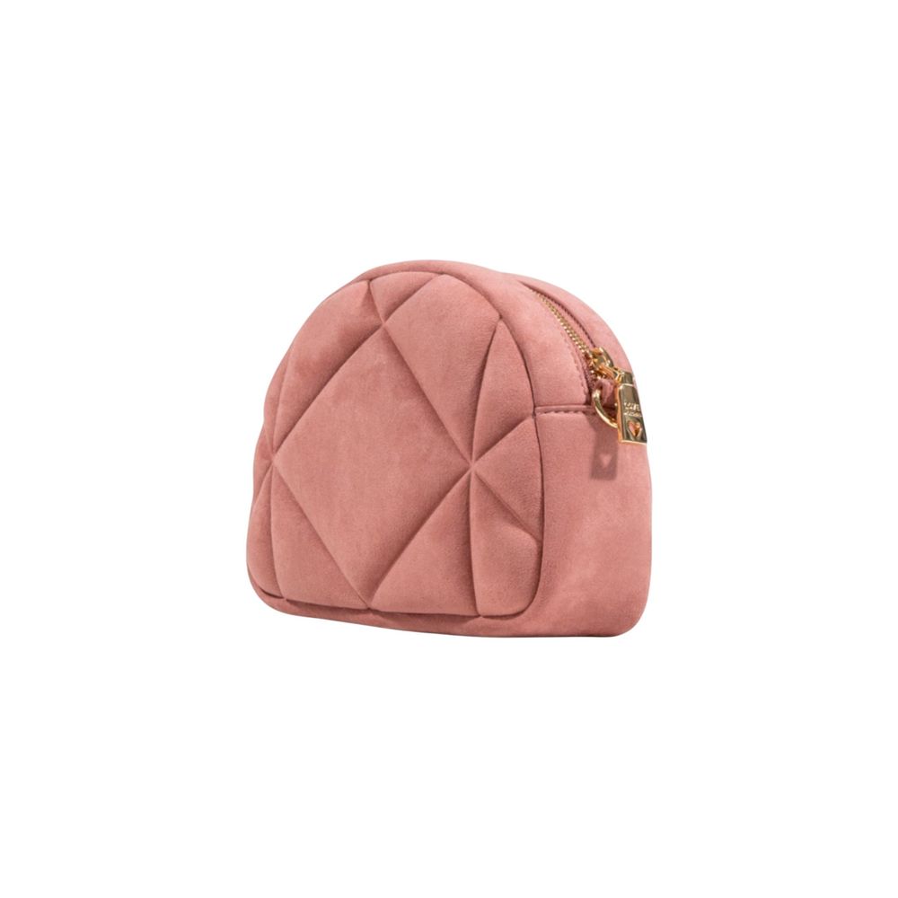 Love Moschino pink suede handbag