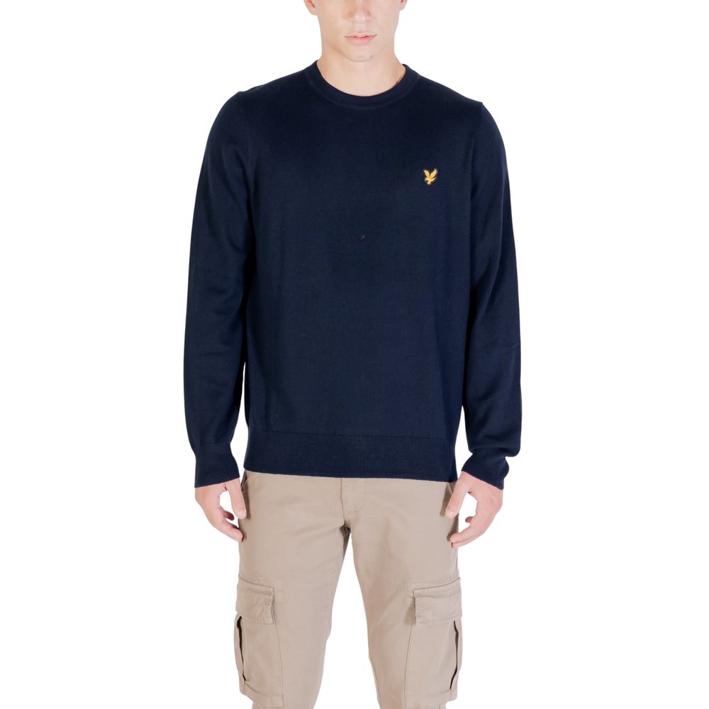 Lyle & Scott Blue Cotton Jumper