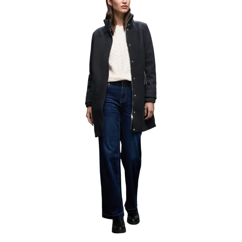 Street One Blauer Polyester-Mantel