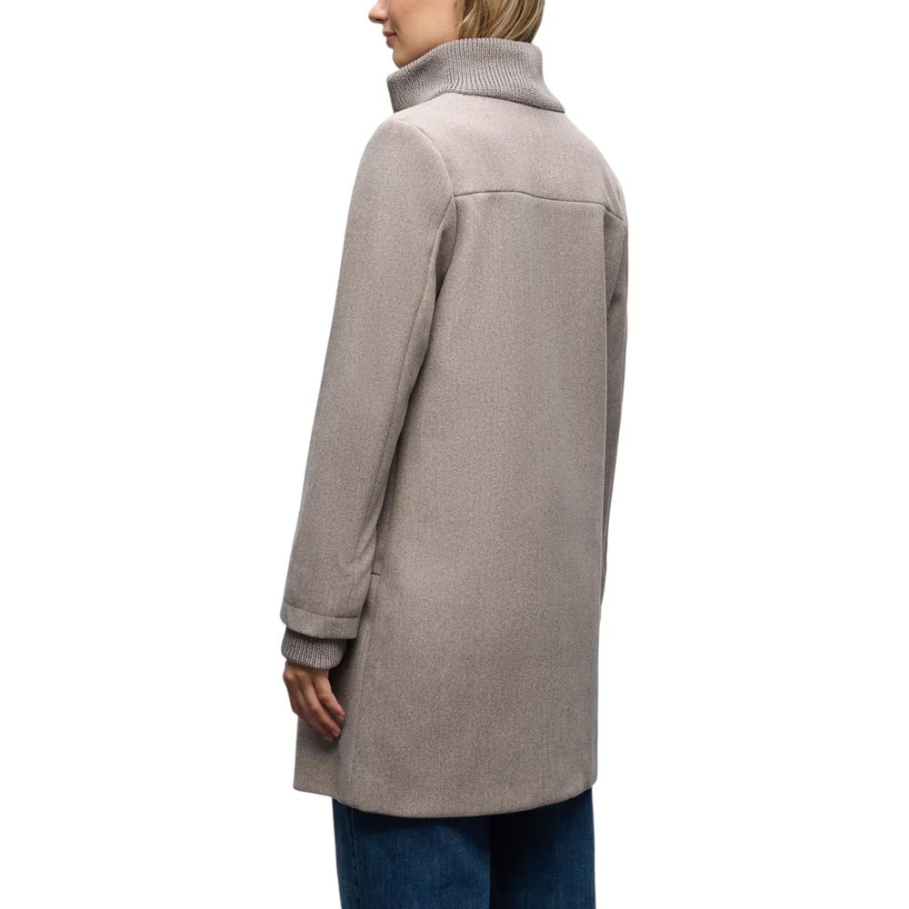 Street One Grauer Wollmantel