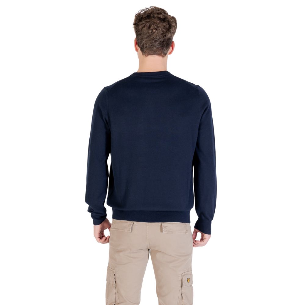 Lyle & Scott Blue Cotton Jumper