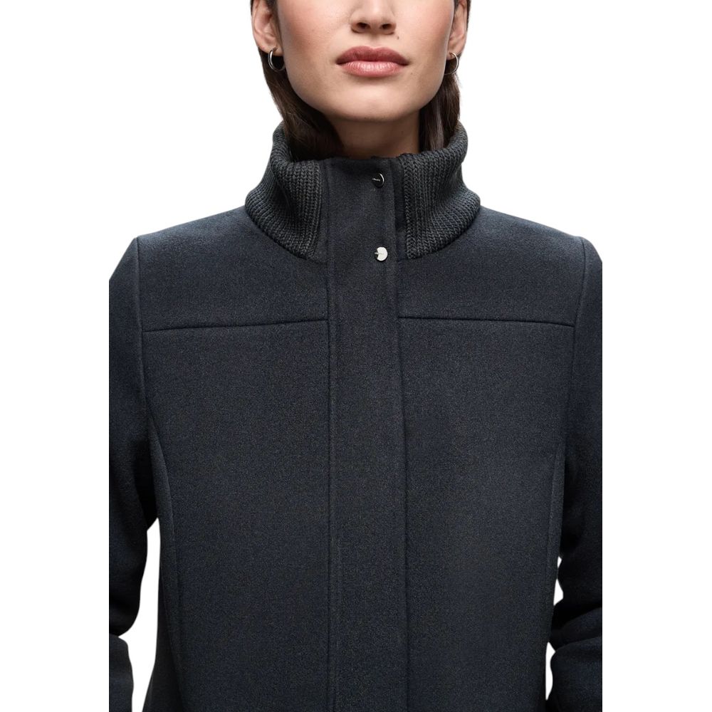 Street One Blauer Polyester-Mantel