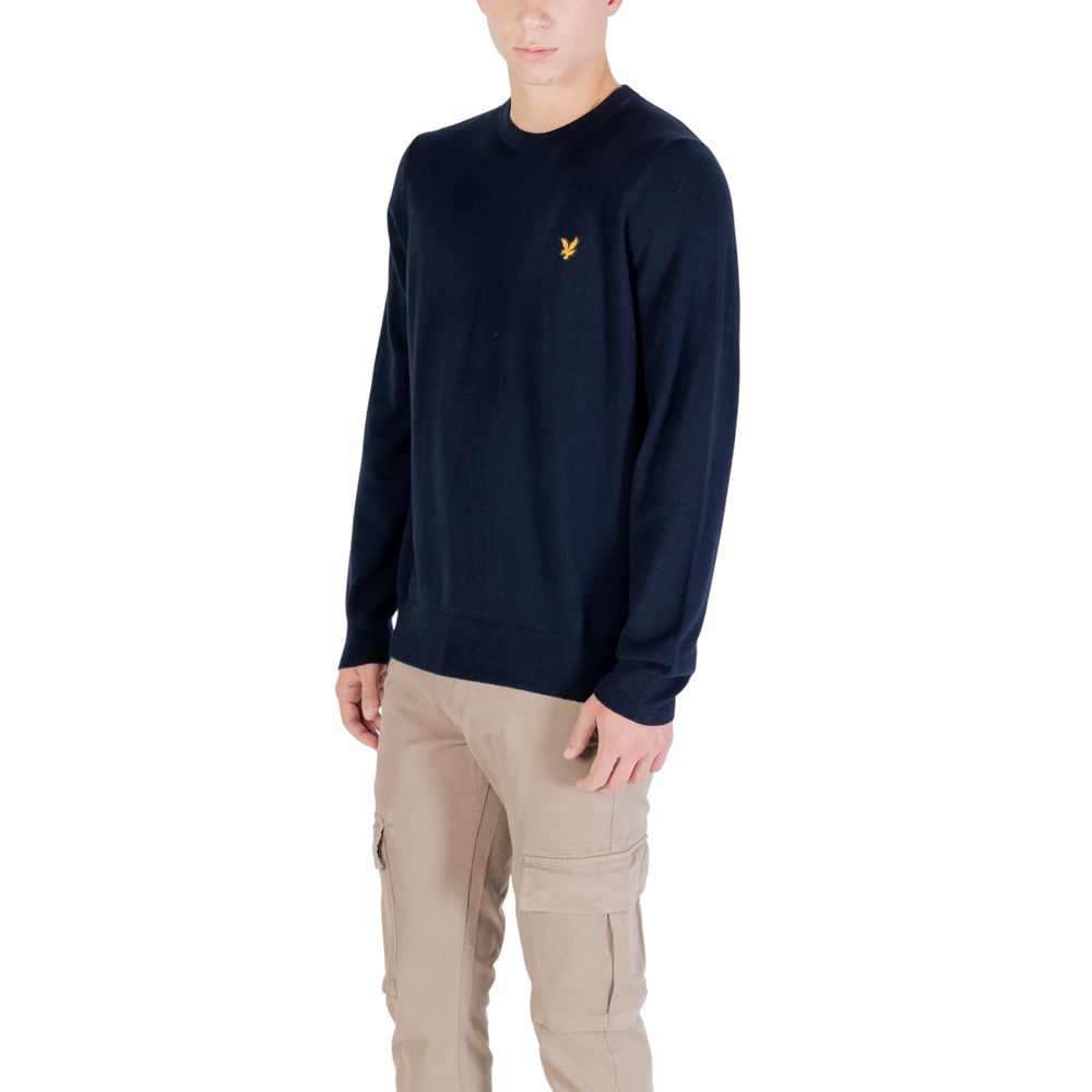 Lyle & Scott Blue Cotton Jumper