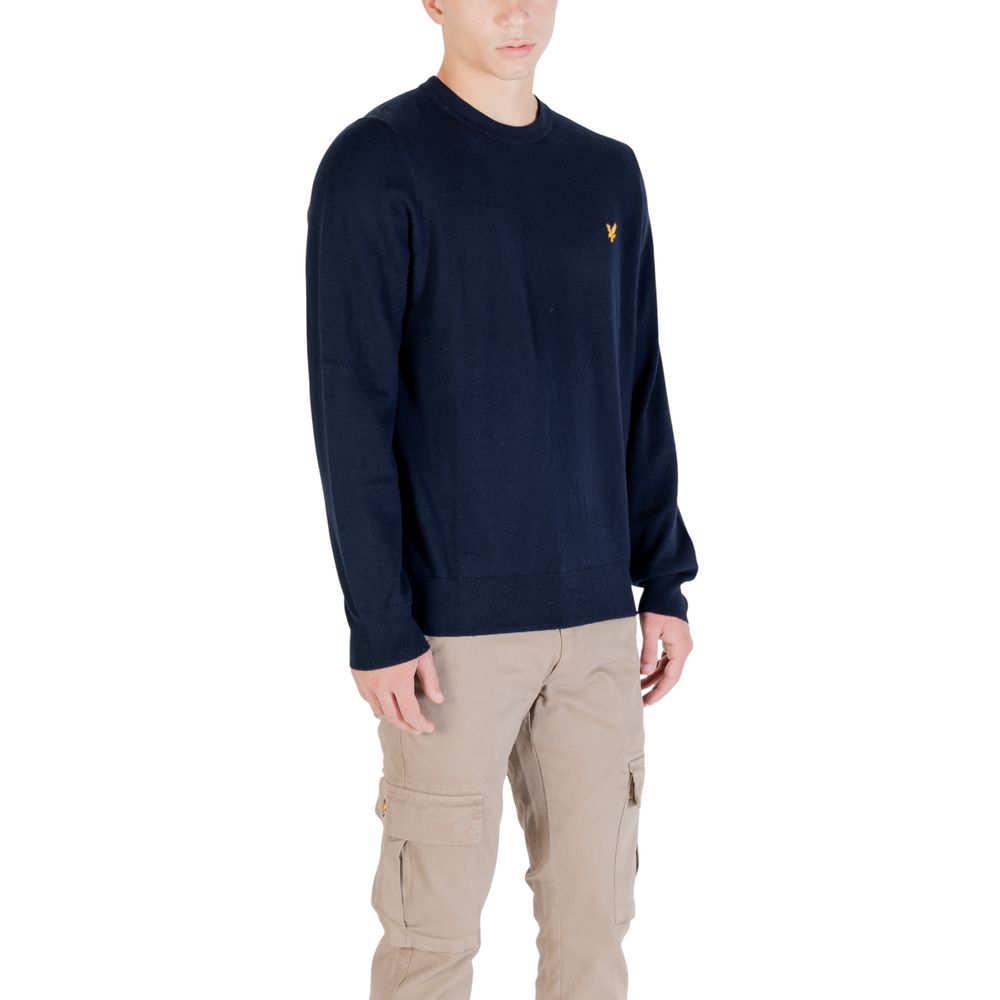 Lyle & Scott Blue Cotton Jumper