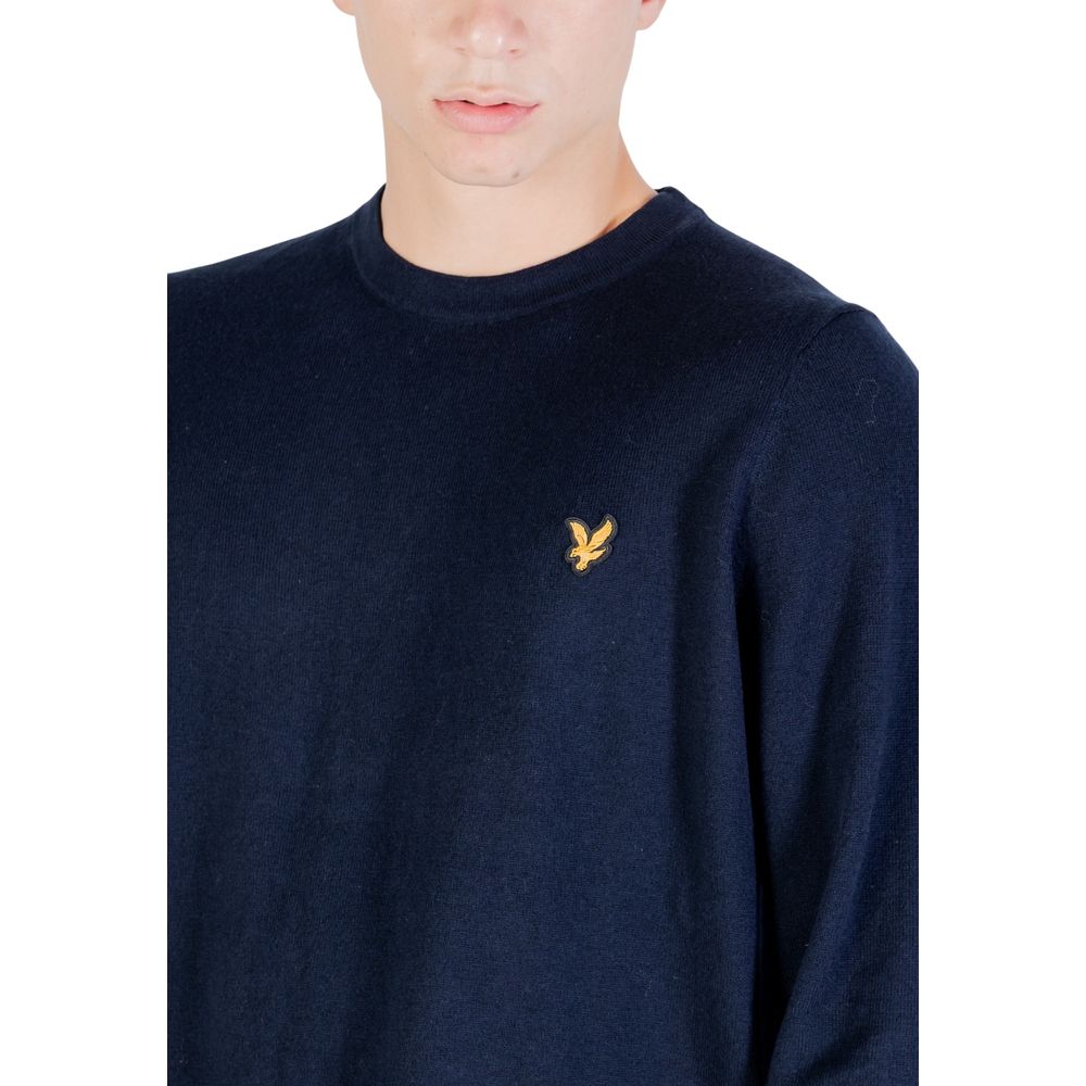 Lyle & Scott Blue Cotton Jumper