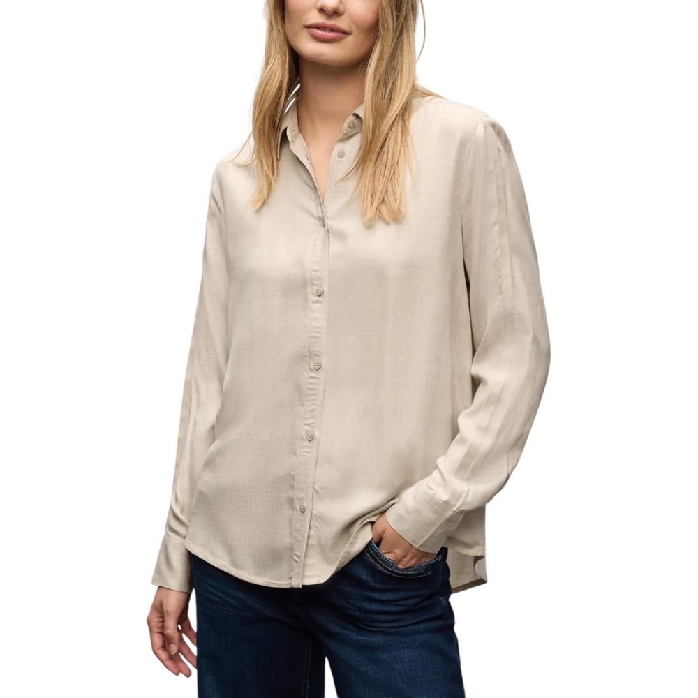 Street One Beige Viskosebluse