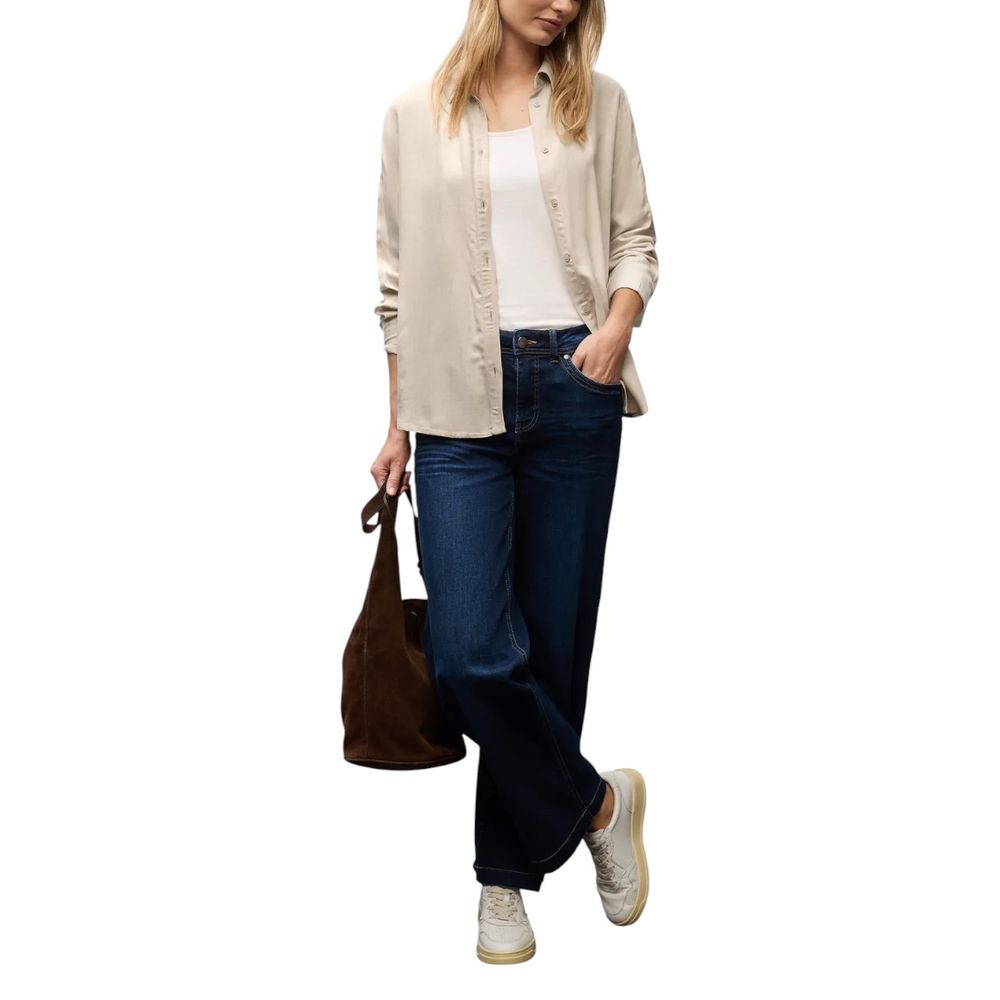 Street One Beige Viskosebluse