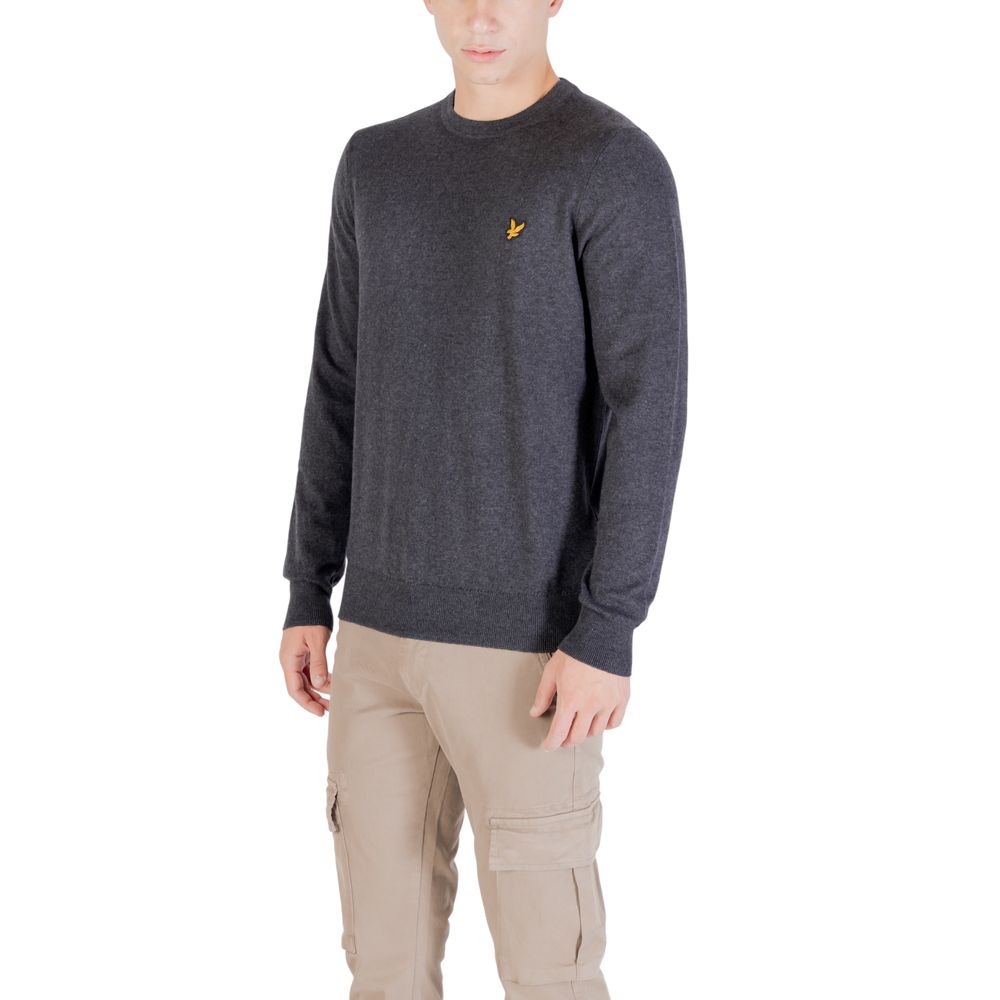 Lyle & Scott Graues Baumwoll-Sweatshirt
