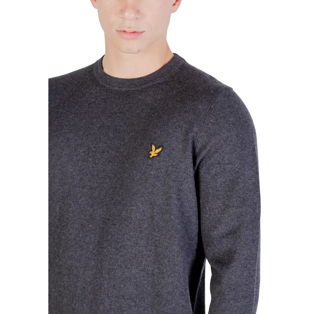 Lyle & Scott Graues Baumwoll-Sweatshirt