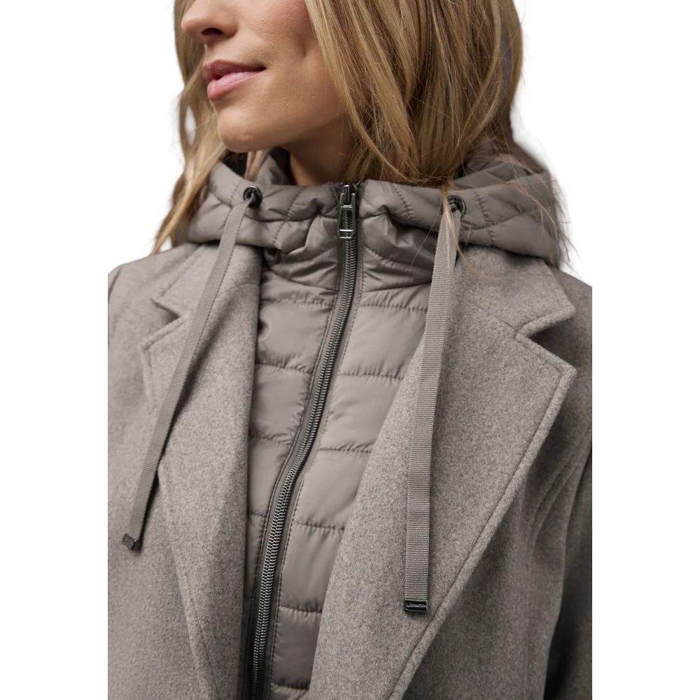 Street One Beiger Wollmantel