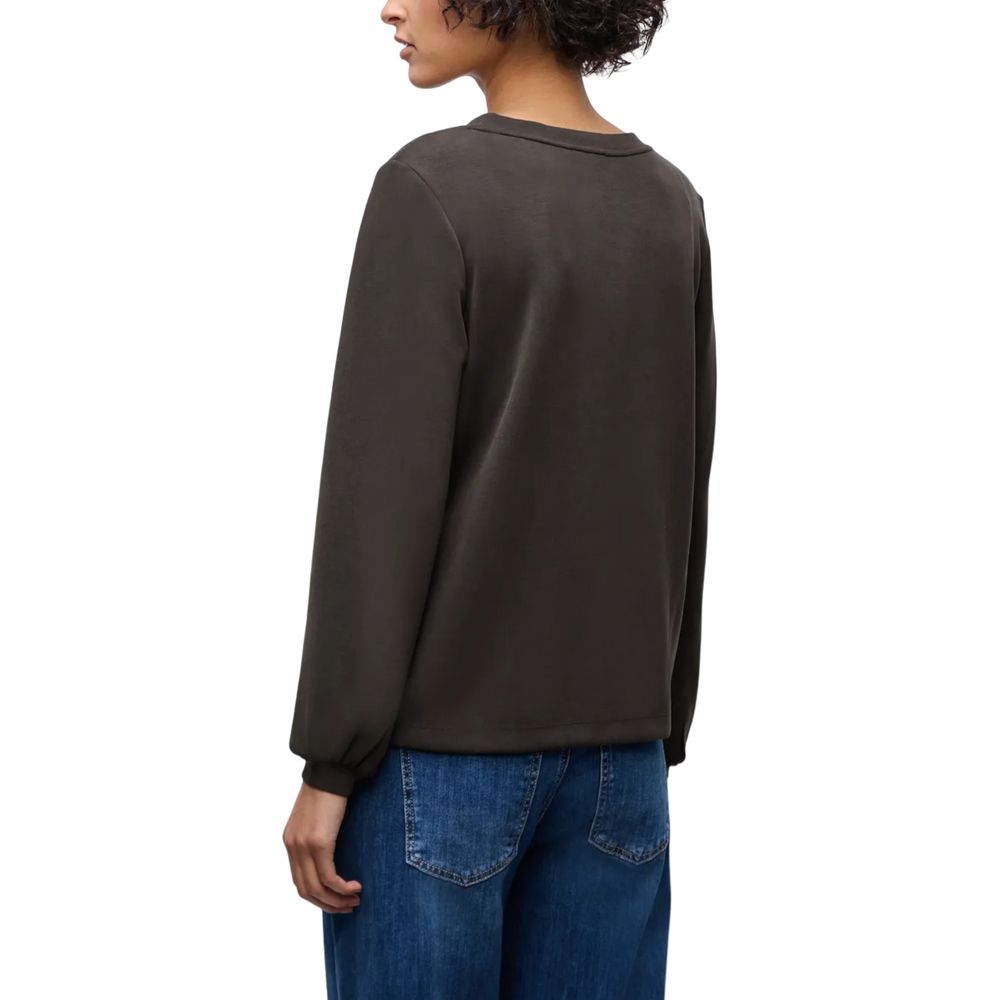 Street One Braunes Sweatshirt aus Modal