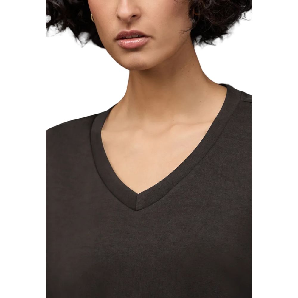 Street One Braunes Sweatshirt aus Modal