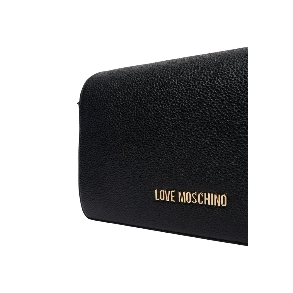 Love Moschino Schwarze Handtasche aus Polyethylen
