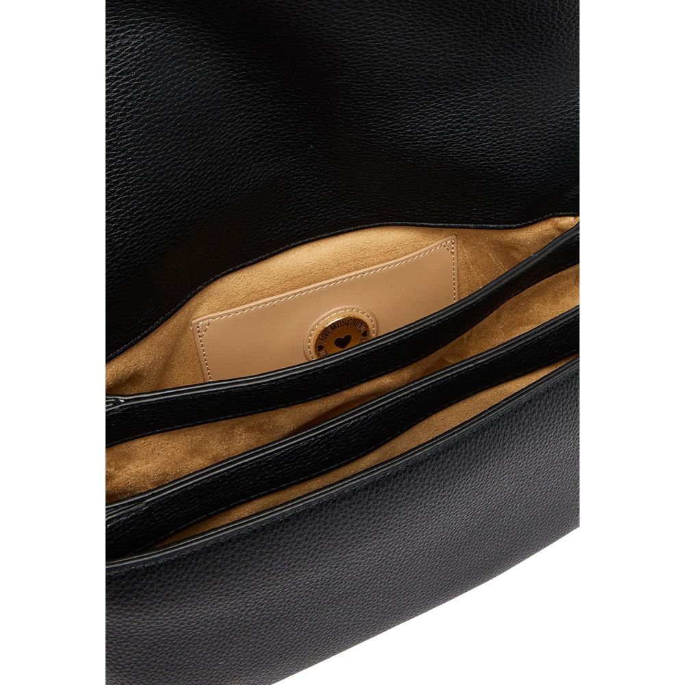 Love Moschino Schwarze Handtasche aus Polyethylen