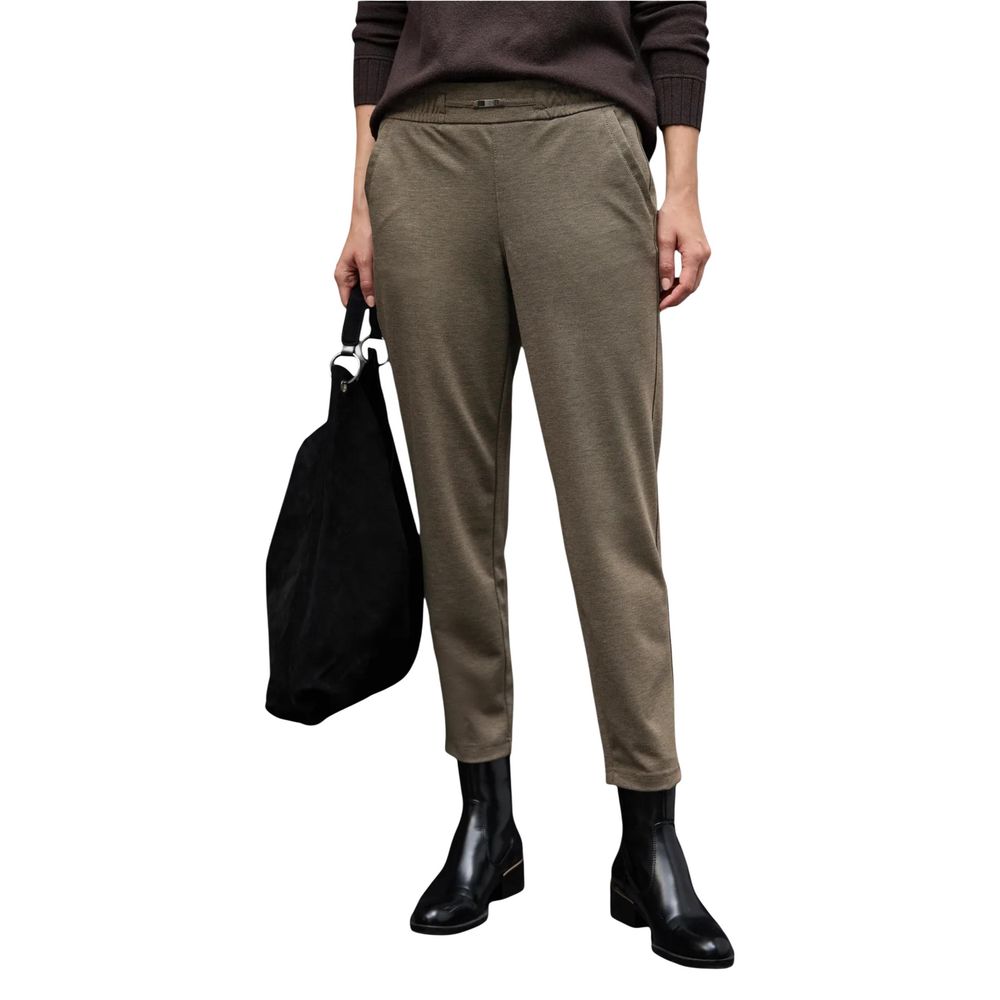Street One Brown Casual Trousers made of Polyester