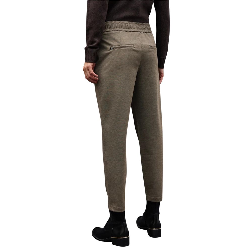 Street One Brown Casual Trousers made of Polyester
