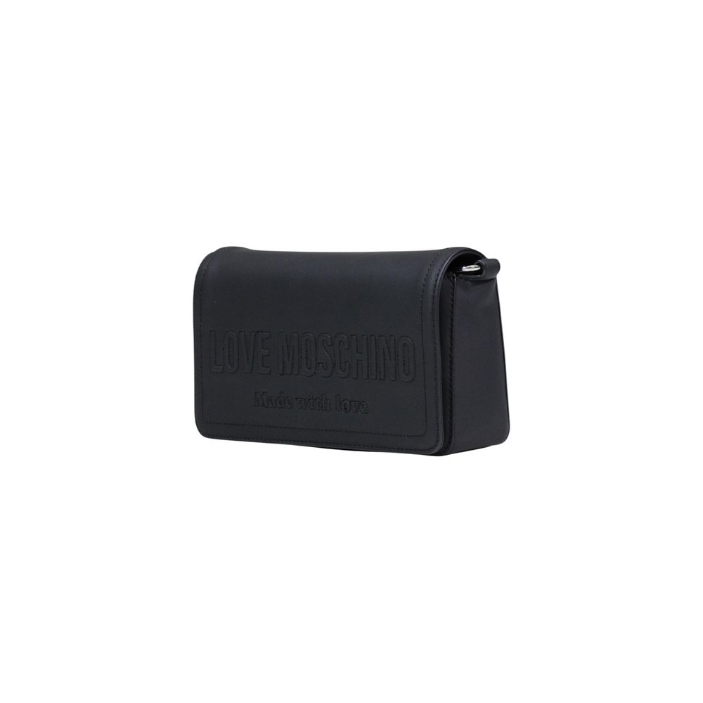 Love Moschino Schwarze Handtasche aus Polyethylen